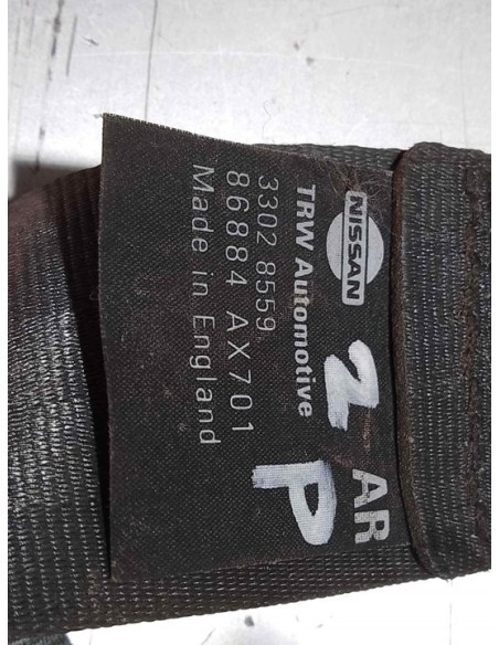CINTURON SEGURIDAD DELANTERO DERECHO NISSAN MICRA (K12E) - 263637
