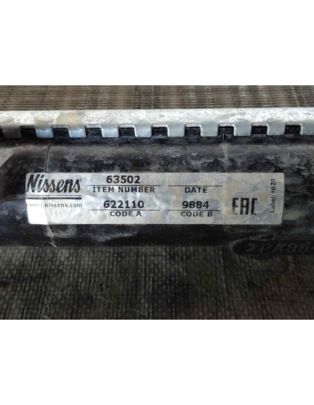 RADIADOR AGUA PEUGEOT 307 (S1)(04 2001) - 125201