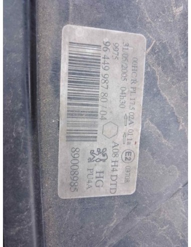FARO DERECHO PEUGEOT 1007 - 166128