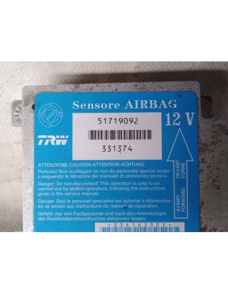 CENTRALITA AIRBAG FIAT II PUNTO (188) BERLINA - 247684