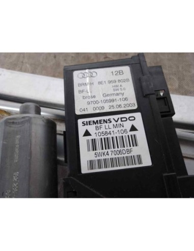 ELEVALUNAS DELANTERO DERECHO AUDI A4 AVANT (8E)...