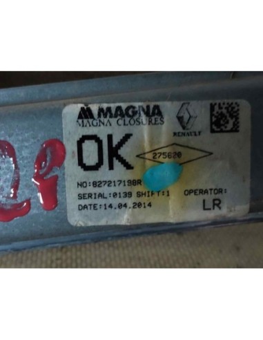 ELEVALUNAS TRASERO IZQUIERDO DACIA SANDERO II -...