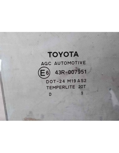 LUNA DELANTERA DERECHA TOYOTA YARIS...