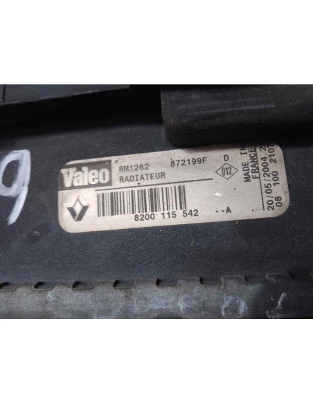 RADIADOR AGUA RENAULT MEGANE II BERLINA 5P - 190420