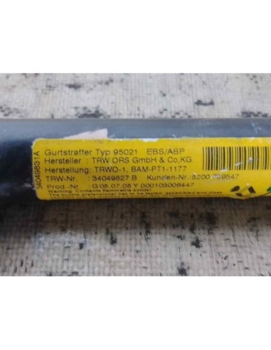 CINTURON SEGURIDAD DELANTERO DERECHO RENAULT...
