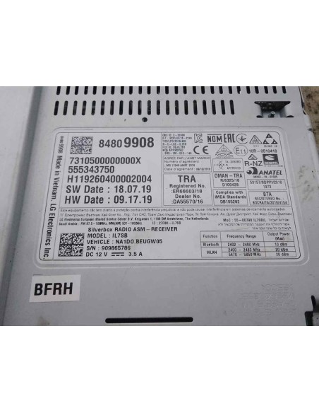 SISTEMA AUDIO / RADIO CD OPEL ASTRA K SPORTS TOURER - 215391