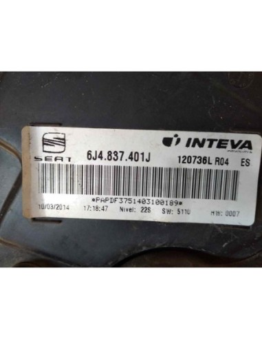 ELEVALUNAS DELANTERO IZQUIERDO SEAT IBIZA...
