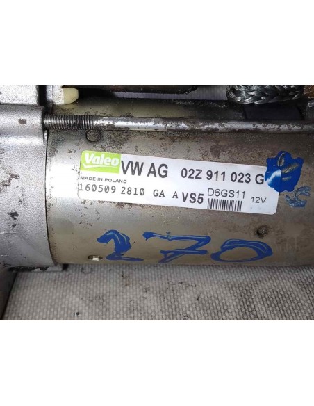 MOTOR ARRANQUE VOLKSWAGEN GOLF VI (5K1)(10 2008) - 137781