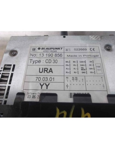 SISTEMA AUDIO / RADIO CD OPEL ASTRA H BERLINA -...