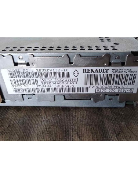 SISTEMA AUDIO / RADIO CD RENAULT SCENIC II (JM) - 198302