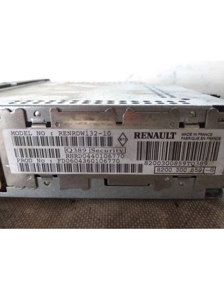 SISTEMA AUDIO / RADIO CD RENAULT SCENIC II (JM) - 94760
