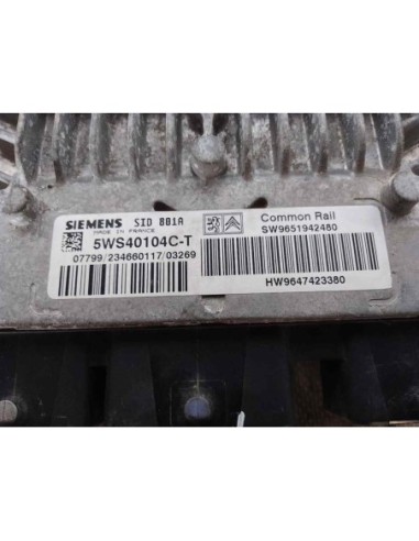 CENTRALITA MOTOR UCE PEUGEOT 307 (S1)(04 2001)...