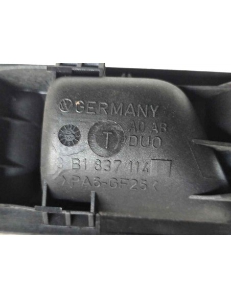 MANETA INTERIOR DELANTERA DERECHA VOLKSWAGEN PASSAT BERLINA (3B3) - 134540