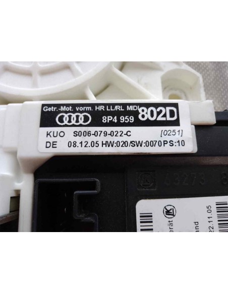 MOTOR ELEVALUNAS TRASERO DERECHO AUDI A3 SPORTBACK (8PA) - 100392