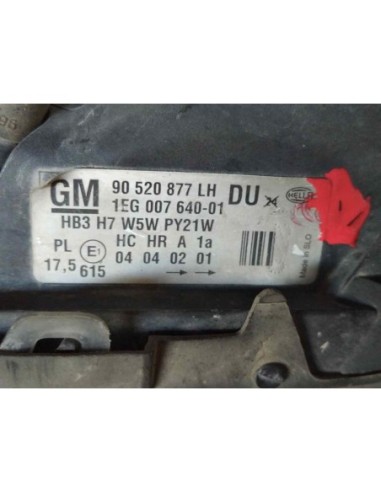 FARO IZQUIERDO OPEL ASTRA G BERLINA - 98318