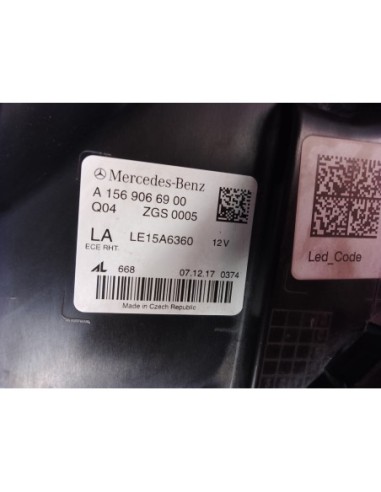 FARO IZQUIERDO MERCEDES-BENZ CLASE GLA (BM 156)...