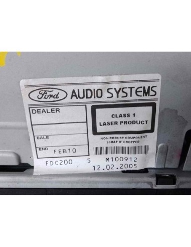 SISTEMA AUDIO / RADIO CD FORD FOCUS BERLINA...