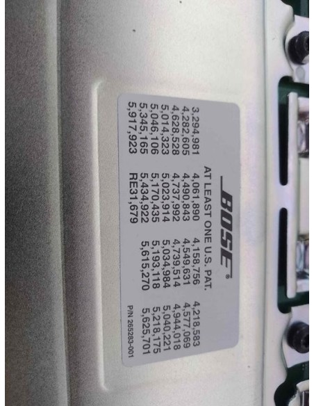 AMPLIFICADOR DE SONIDO INFINITI Q60 CABRIO - 238218