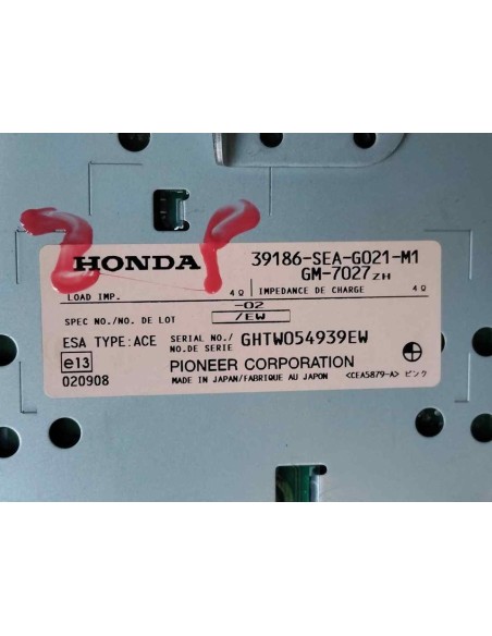 MODULO ELECTRONICO HONDA ACCORD BERLINA (CL/CN) - 176780