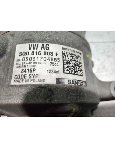 COMPRESOR AIRE ACONDICIONADO SEAT TOLEDO (KG3)...