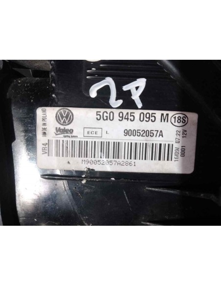 PILOTO TRASERO IZQUIERDO VOLKSWAGEN GOLF VII (5G1/BE1) - 260970