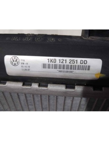 RADIADOR AGUA VOLKSWAGEN GOLF VI (5K1)(10 2008)...