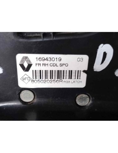 CERRADURA PUERTA DELANTERA DERECHA RENAULT...
