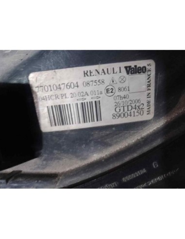 FARO IZQUIERDO RENAULT SCENIC I (JA   ) - 224085
