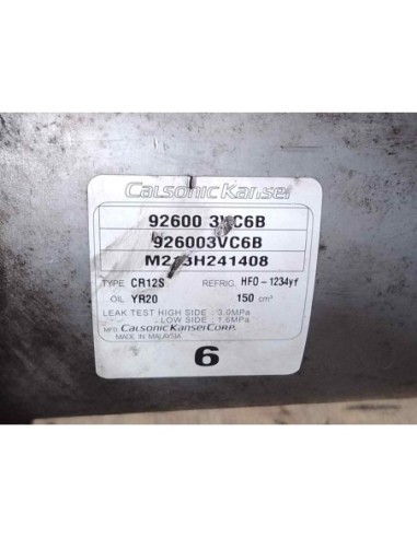 COMPRESOR AIRE ACONDICIONADO NISSAN NOTE (E12)...