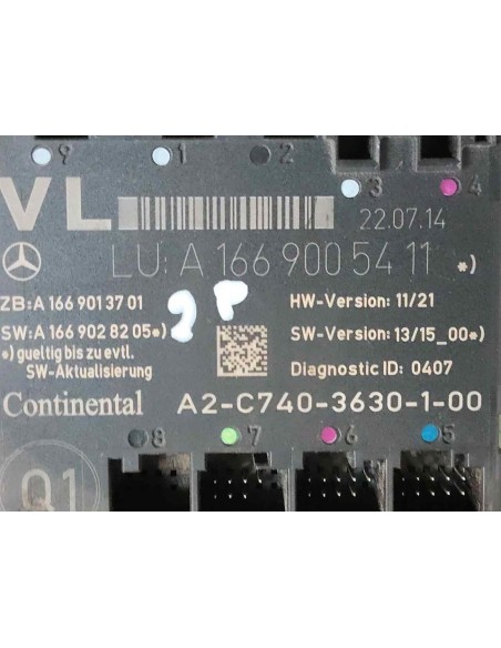 MODULO CONFORT MERCEDES-BENZ CLASE A (BM 176) - 246579