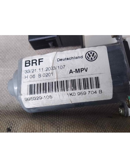 MOTOR ELEVALUNAS TRASERO DERECHO VOLKSWAGEN TOURAN (1T1) - 208637