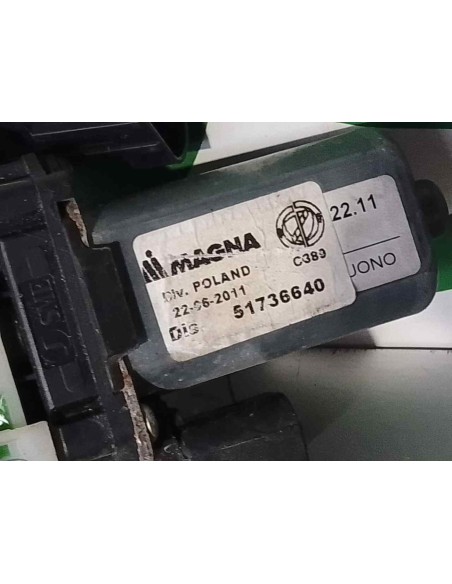 MOTOR ELEVALUNAS TRASERO DERECHO LANCIA LYBRA BERLINA - 217163