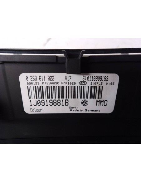 CUADRO INSTRUMENTOS VOLKSWAGEN GOLF IV BERLINA (1J1)(10 1997) - 267678