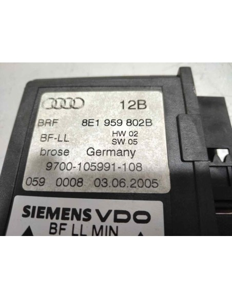 MOTOR ELEVALUNAS DELANTERO DERECHO AUDI A4 BERLINA (8E) - 269009