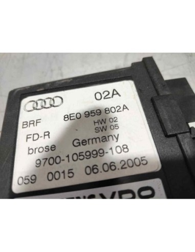 MOTOR ELEVALUNAS TRASERO DERECHO AUDI A4...