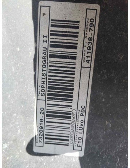 PARAGOLPES DELANTERO BMW SERIE 5 TOURING (F11) - 269825