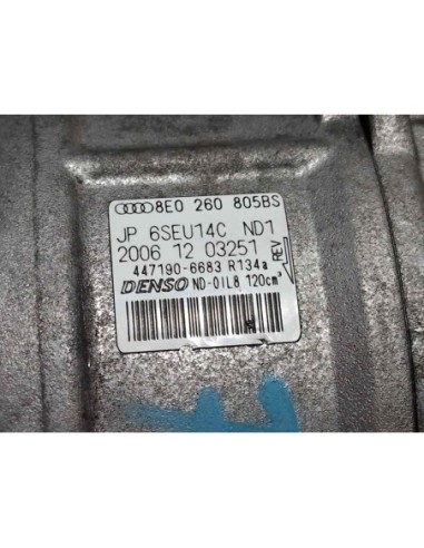 COMPRESOR AIRE ACONDICIONADO AUDI A4 BERLINA...