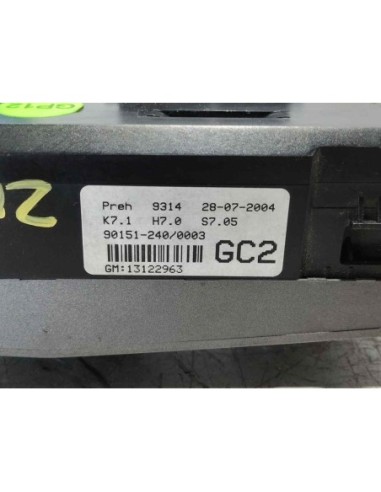 MANDO CLIMATIZADOR OPEL ASTRA H BERLINA - 273620