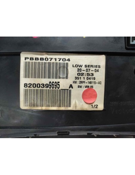 CUADRO INSTRUMENTOS RENAULT MEGANE II CLASSIC BERLINA - 274870