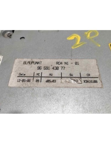 SISTEMA AUDIO / RADIO CD CITROEN C5 BERLINA -...