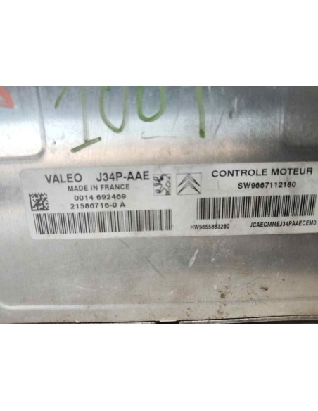 CENTRALITA MOTOR UCE PEUGEOT 206 + - 275962
