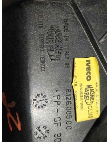 CALANDRA DELANTERA DE RADIADOR IVECO DAILY FURGÓN (1989) - 276789