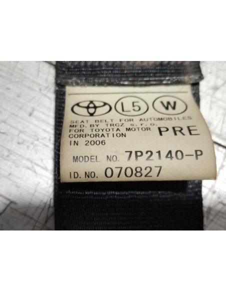 CINTURON SEGURIDAD DELANTERO IZQUIERDO TOYOTA COROLLA VERSO (R1) - 198050