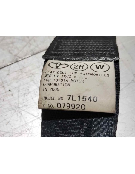 CINTURON SEGURIDAD TRASERO DERECHO TOYOTA COROLLA VERSO (R1) - 198066