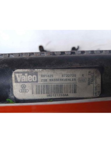 RADIADOR AGUA VOLKSWAGEN GOLF V (1K1)(10 2003)...