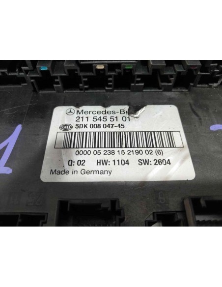 CAJA RELES / FUSIBLES MERCEDES-BENZ CLASE E (BM 211) BERLINA - 269255