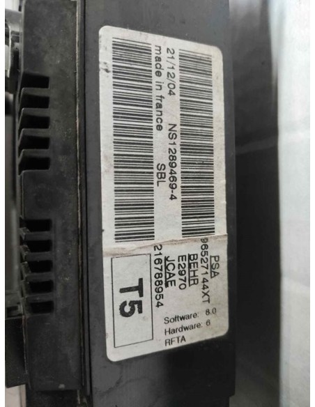 MANDO CLIMATIZADOR PEUGEOT 307 BREAK/ SW (S2) - 278693
