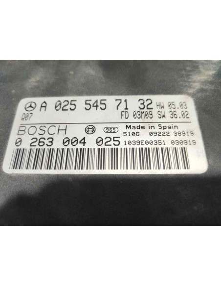 MODULO ELECTRONICO MERCEDES-BENZ CLASE E (BM 211) BERLINA - 155504