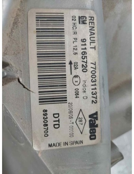 FARO DERECHO RENAULT TRAFIC II COMBI - 278759
