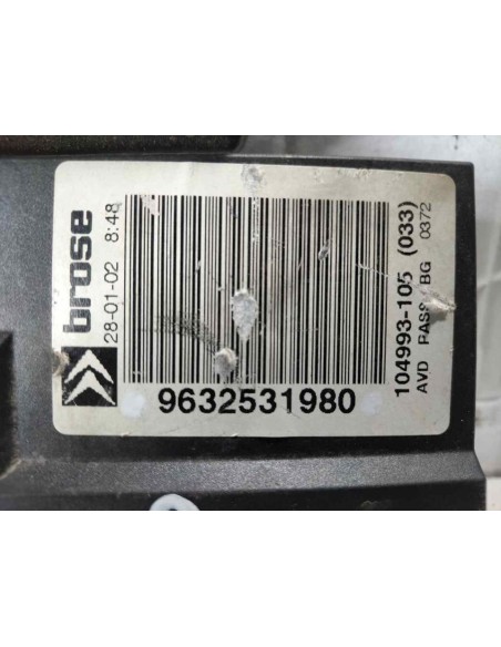 MOTOR ELEVALUNAS DELANTERO DERECHO CITROEN C5 BERLINA - 279058